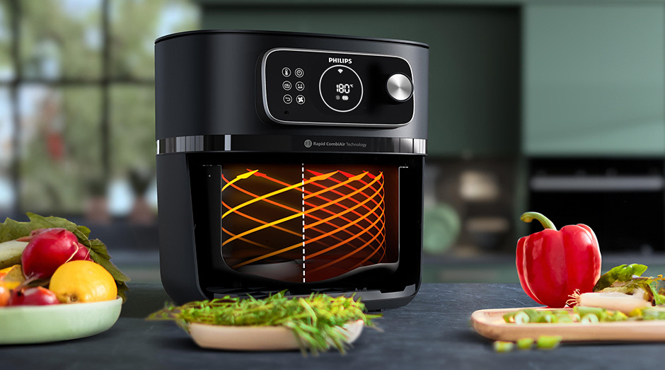 Fritéza horkovzdušná Philips Airfryer Combi XXL Connected HD9875/90 Fritéza horkovzdušná Philips Airfryer Combi XXL Connected HD9875/90
