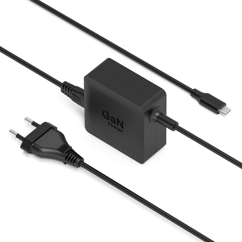 Napájecí adaptér PORT CONNECT USB-C GaN2 RP0738, PD 65 W, černá