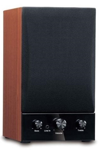 Reproduktory Genius SP-HF 1250B 2.0, Verze II. černé/imitace dřeva Reproduktory Genius SP-HF 1250B 2.0, Verze II. černé/imitace dřeva