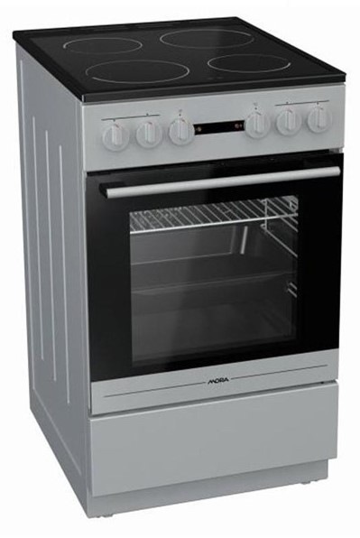 Sklokeramický sporák Mora Premium C 525 BS Inoxlook