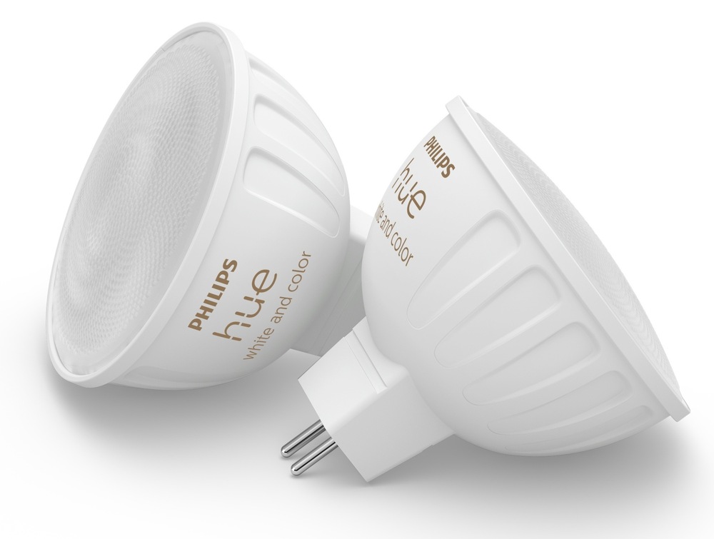 Chytrá žárovka Philips Hue 6,3 W, MR16, GU5,3, White and Color Ambiance, 2 ks