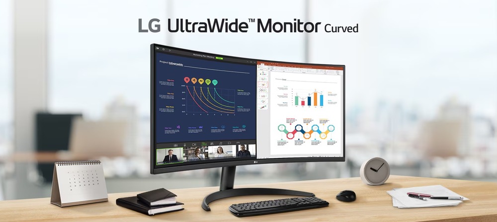Monitor LG UltraWide 34WR50QK-B černý Monitor LG UltraWide 34WR50QK-B černý