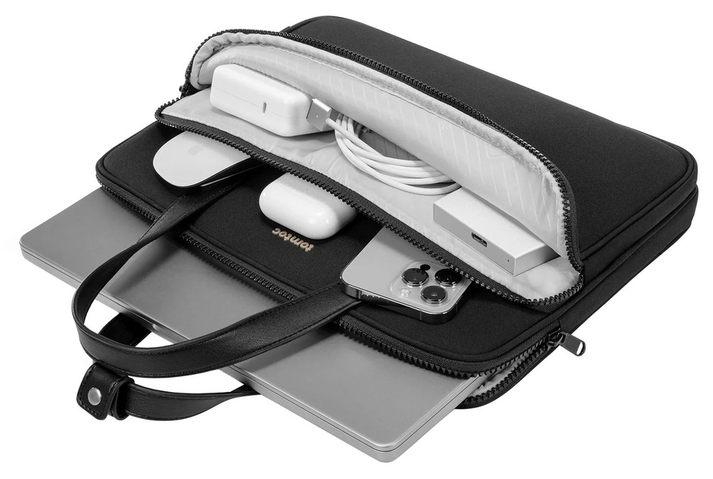 Brašna na notebook tomtoc Shoulder Bag na 14" a 13" MacBook Pro / Air - černá