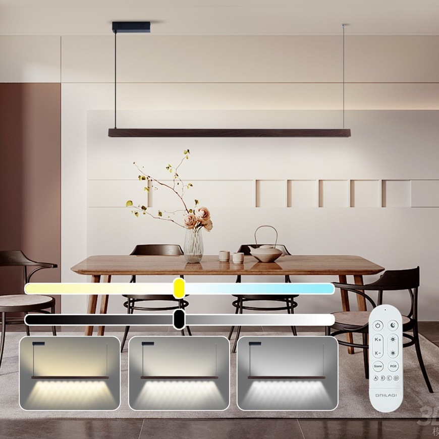 IMMAX NEO MADEIRA SMART 202 cm dřevo ořech, hnědá