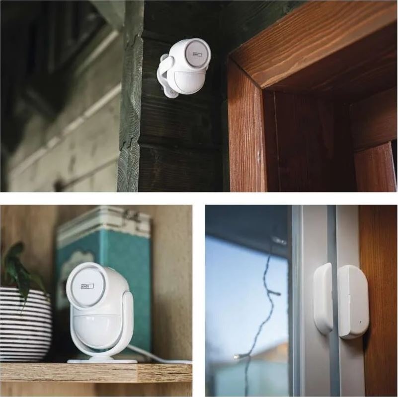 Alarm EMOS GOSMART Kit, IP-126L Guardian Pro Wifi černý/bílý Různé pohledy na Alarm EMOS GOSMART Kit v interiéru