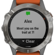 Chytré hodinky Garmin fenix6 Glass černé/stříbrné Chytré hodinky Garmin fenix6 Glass černé/stříbrné
