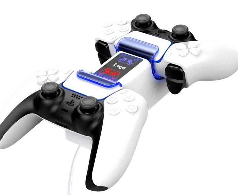 Dokovací stanice iPega P5003 Dual Charger Dock pro PS5 Controller iPega P5003 Dual Charger Dock pro PS5 Controller