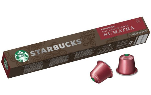 Kapsle pro espressa Starbucks NC Sumatra 10 Caps Sumatra
