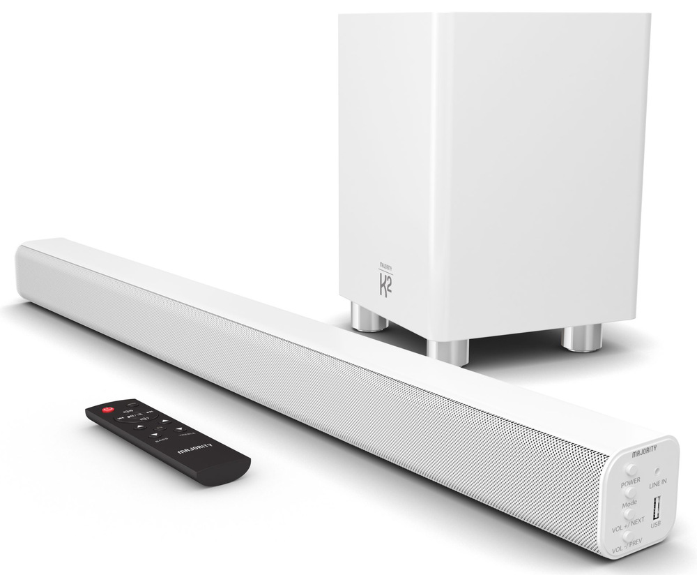 Soundbar Majority K2 bílý
