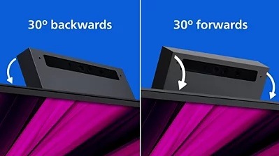 Webkamera monitoru Philips 27B2N3500JH s možností naklopení pro lepší záběr
