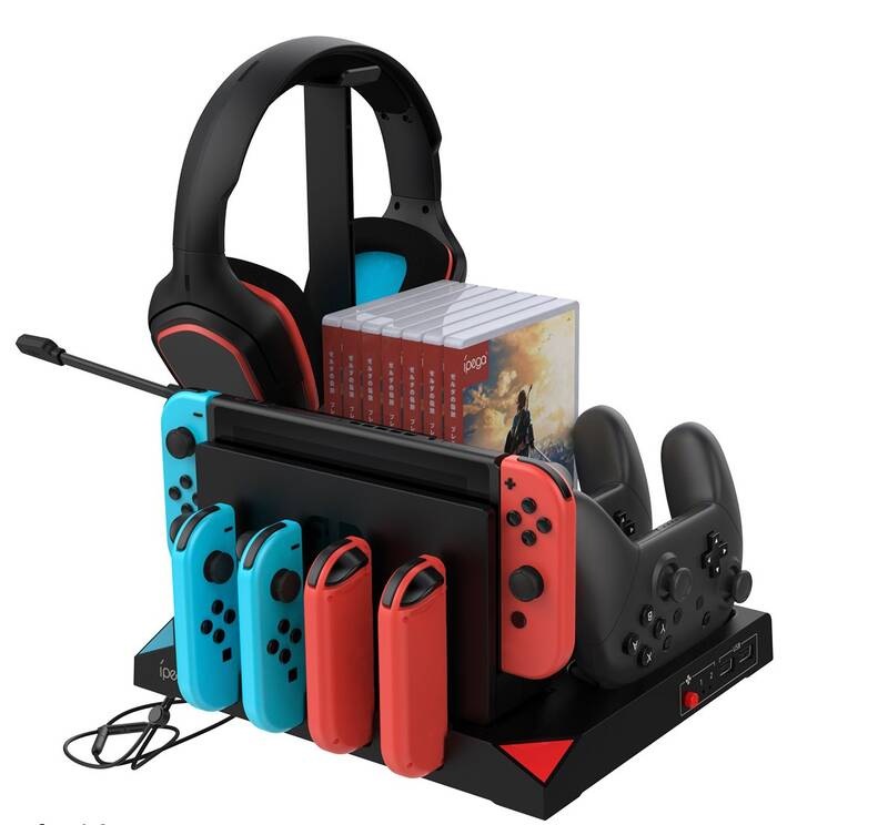 Dokovací stanice iPega SW036 s chlazením pro Nintendo Switch černá Dokovací stanice iPega SW036 pro Nintendo Switch