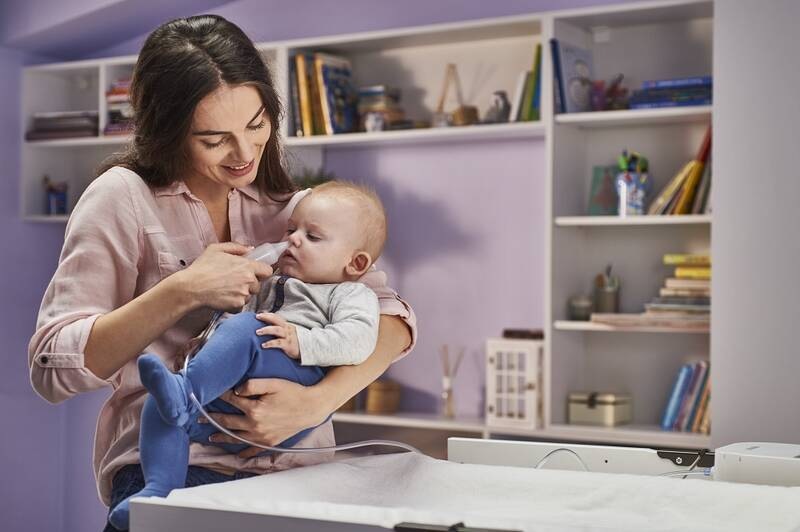 Inhalátor kompresorový OMRON DuoBaby (NE-C301-E) bílý Inhalátor kompresorový OMRON DuoBaby (NE-C301-E) bílý