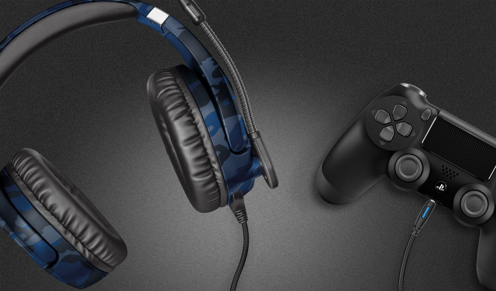 Headset Trust GXT 488 Forze-B Sony PS4 Licensed modrý Headset Trust GXT 488 Forze-B Sony PS4 Licensed modrý