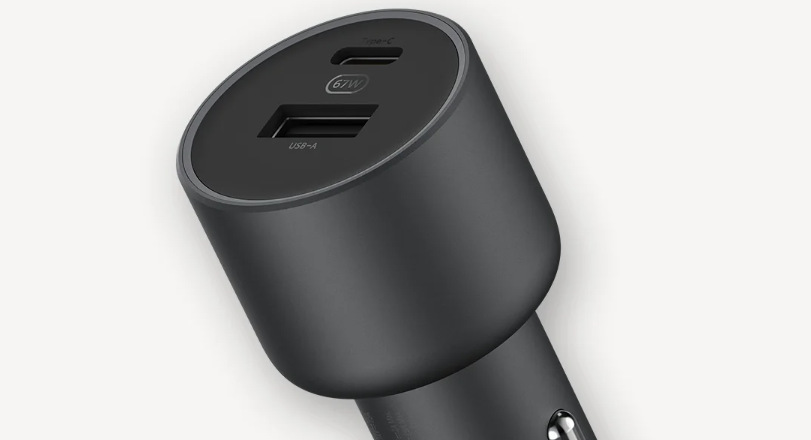 Adaptér do auta Xiaomi 67W, USB + USB-C černý Adaptér do auta Xiaomi 67W, USB + USB-C černý