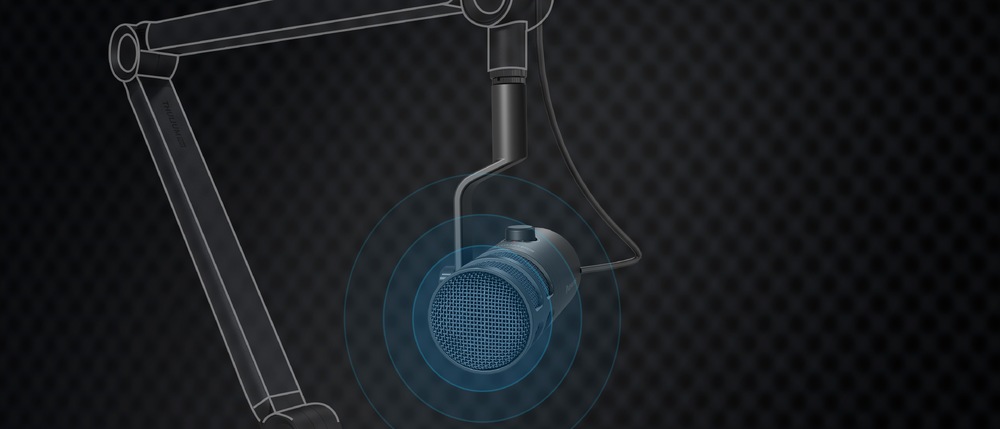 Mikrofon Genesis RADIUM 350D Dynamic, USB černý Genesis RADIUM 350D Dynamic (NGM-2168)