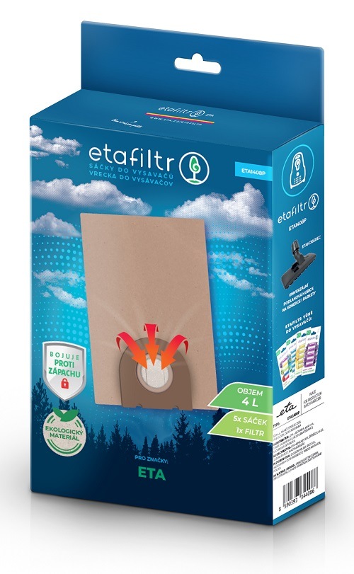 ETAFiltr sáčky do vysavačů ETA, Bomann, Delonghi, Fakir, Omega