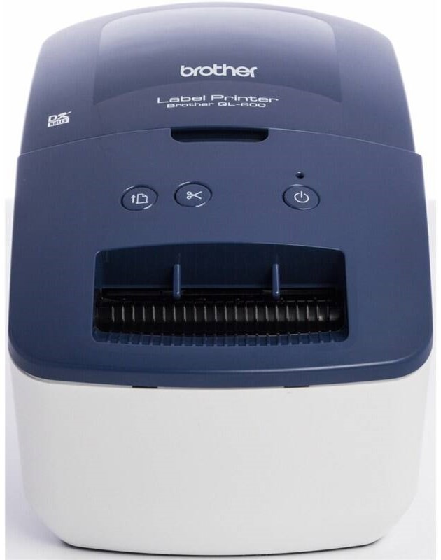 Tiskárna štítků Brother QL-600 bílá/modrá