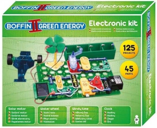 El. stavebnice Boffin II Zelená Energie