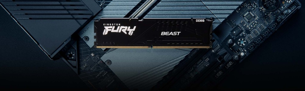 Operační paměť Kingston FURY Beast Black EXPO 32GB DDR5 6000MHz CL36 DIMM Kingston FURY Beast Black EXPO 32 GB