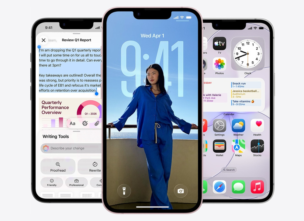 Mobilní telefon Apple iPhone 17e 256 GB jemně růžový Apple iPhone 17e využívá iOS 26