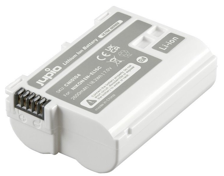 Baterie Jupio s kapacitou 2 600 mAh pro fotoaparáty Nikon, napětí 7 V