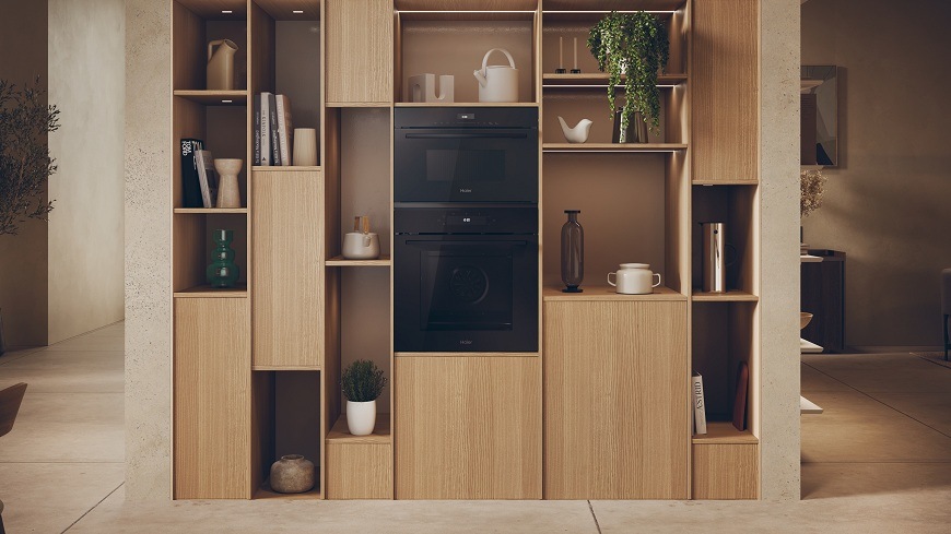 trouba Haier H38DMWID26NB v kuchyni
