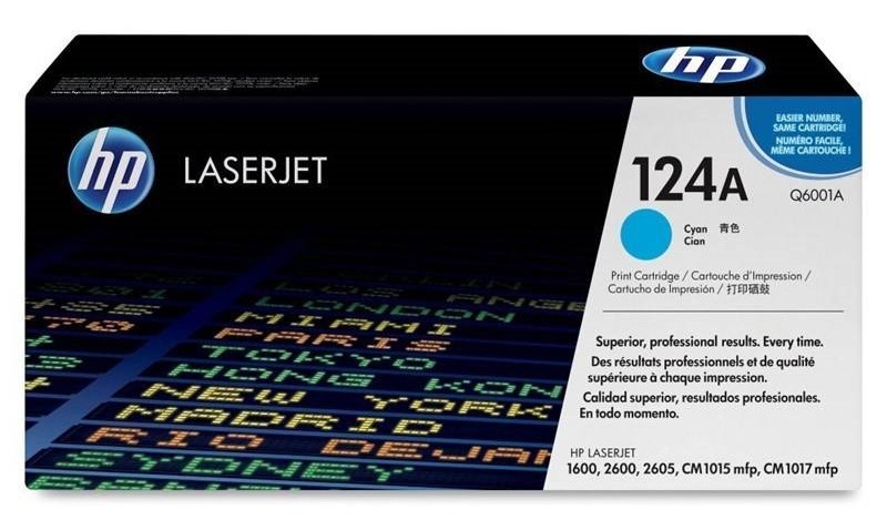 Toner HP 124A, 2 000 stran azurový