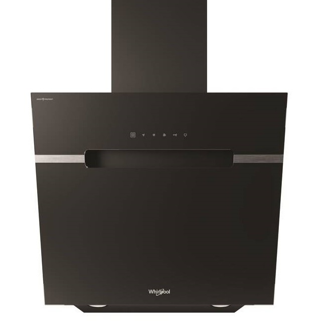 Odsavač par Whirlpool WHVS 61F LT DP K, černý, komínový