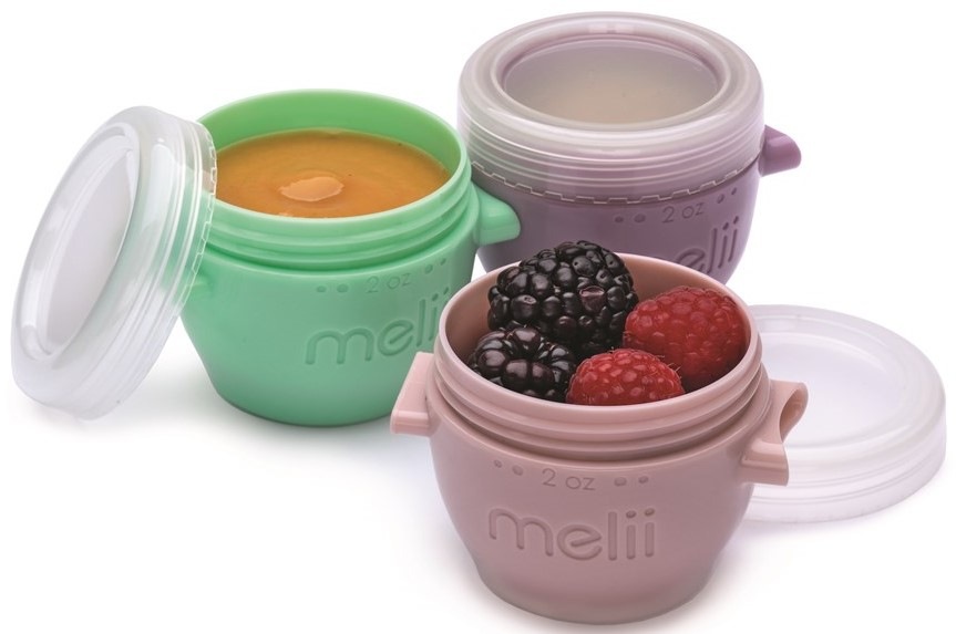 Kelímek Melii Snap&Go 59 ml, 6 ks šedý/modrý/zelený/růžový/fialový