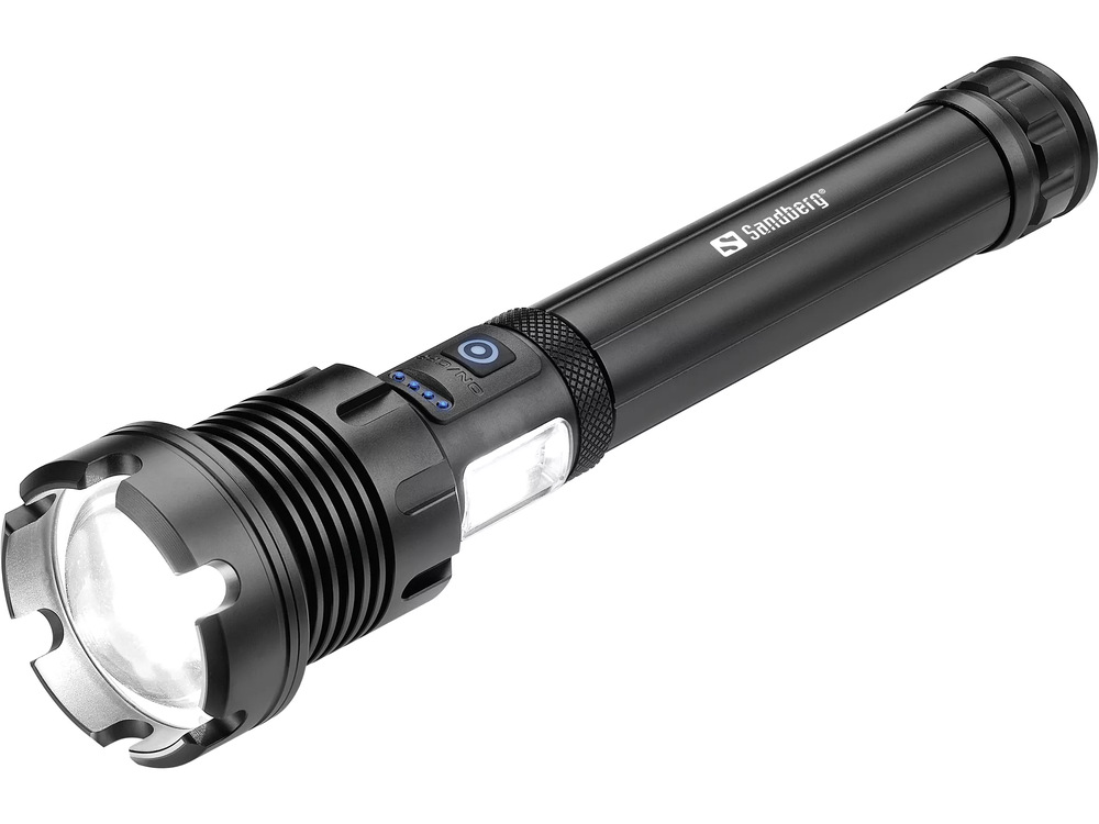 Svítilna Sandberg Survivor 7in1 Torch Powerbank 10000 mAh černá