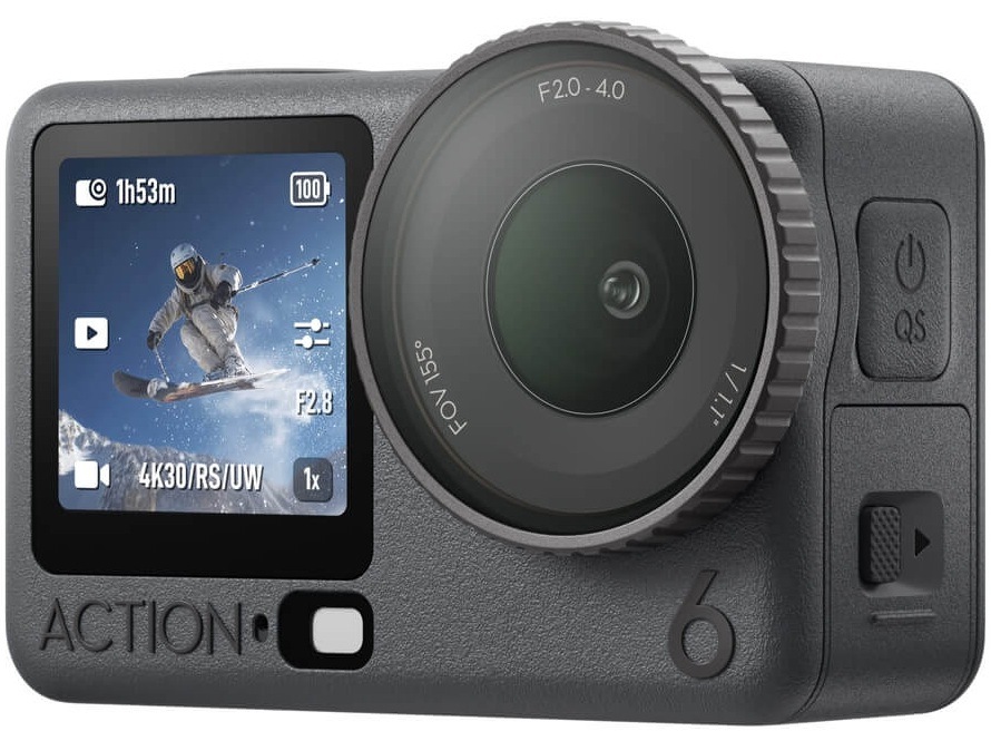 Outdoorová kamera DJI Osmo Action 6 Adventure Combo černá