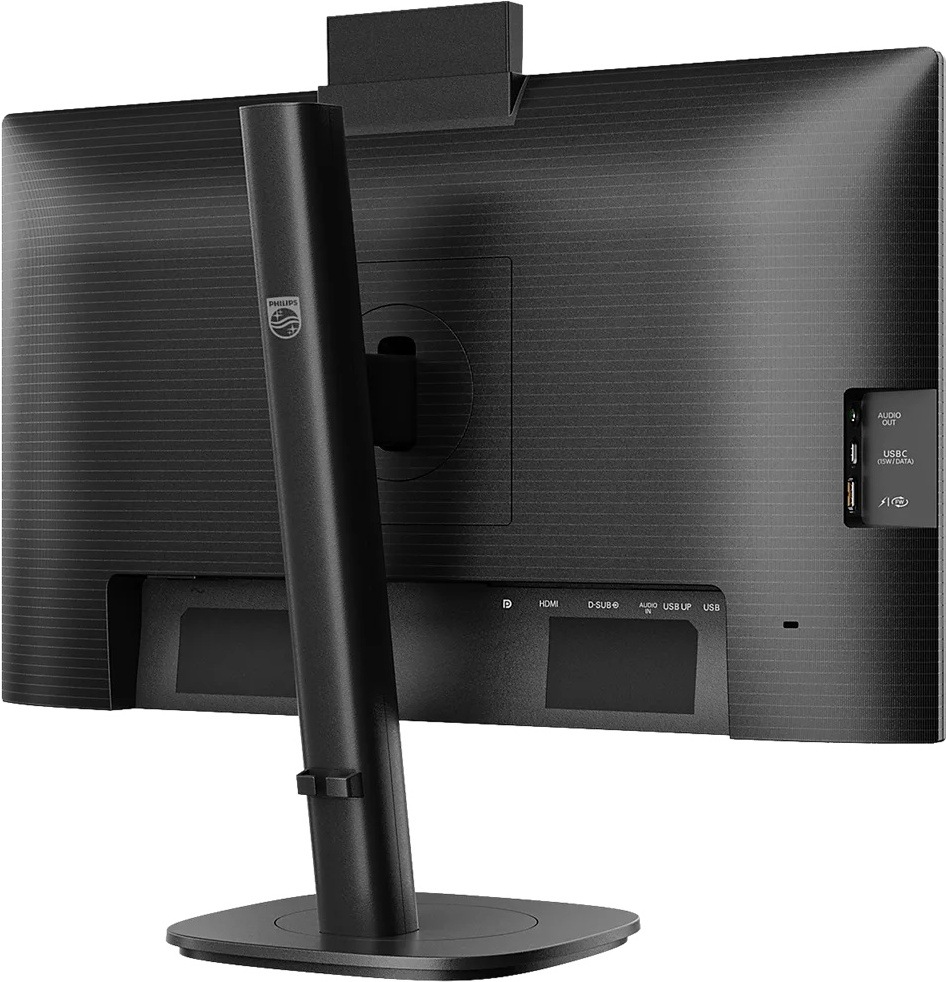 Záda ergonomického kancelářského monitoru Philips 24B2N3200JH/00
