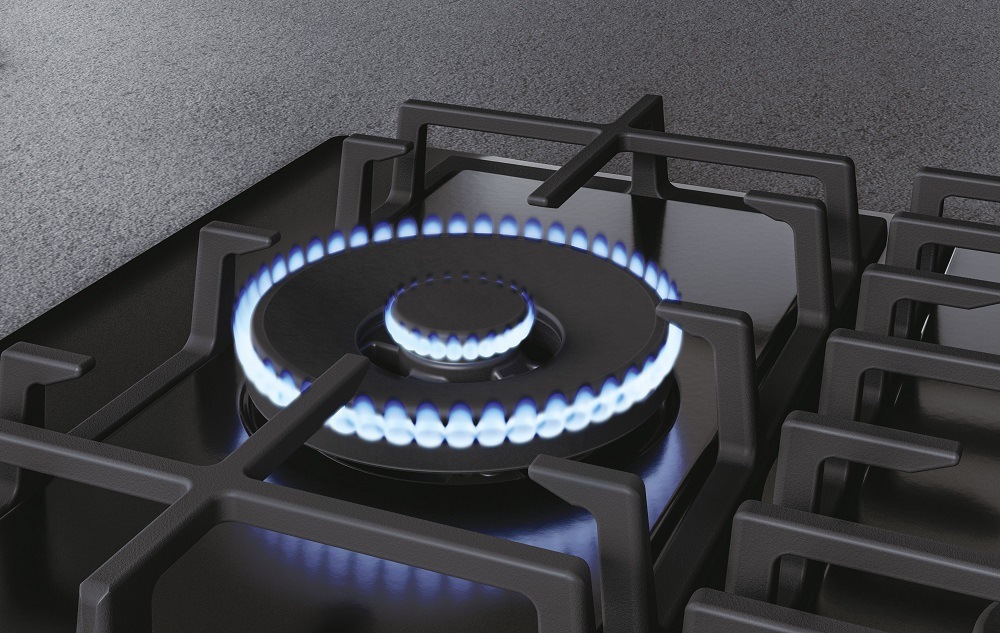 Plynová varná deska Haier Gas On Glass Series 6 HAVG5D4HB černá