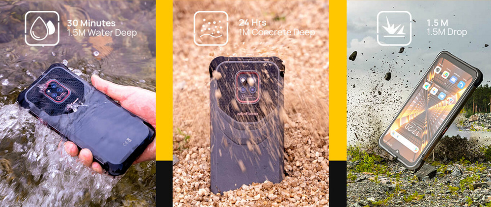 Mobilní telefon UleFone Power Armor 14 Pro 6 GB / 128 GB černý Mobilní telefon UleFone Power Armor 14 Pro 6 GB / 128 GB černý