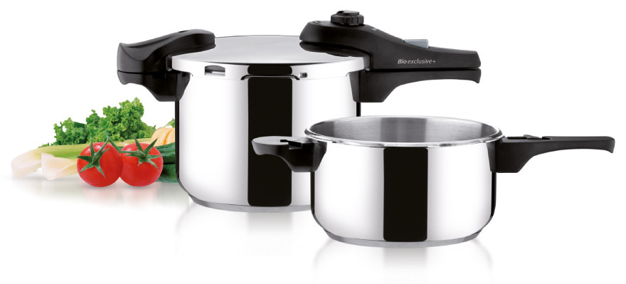 Tlakový hrnec Tescoma BIO EXCLUSIVE+ DUO 4 a 6 l