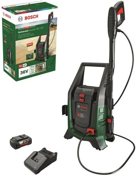Vysokotlaký čistič Bosch UniversalAquatak 36V-100 (s baterií)