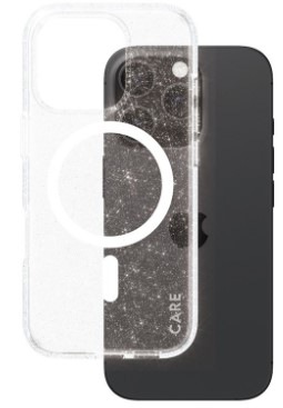 Kryt na mobil PanzerGlass CARE Star Lit MagSafe na Apple iPhone 16 Pro bílý/průhledný