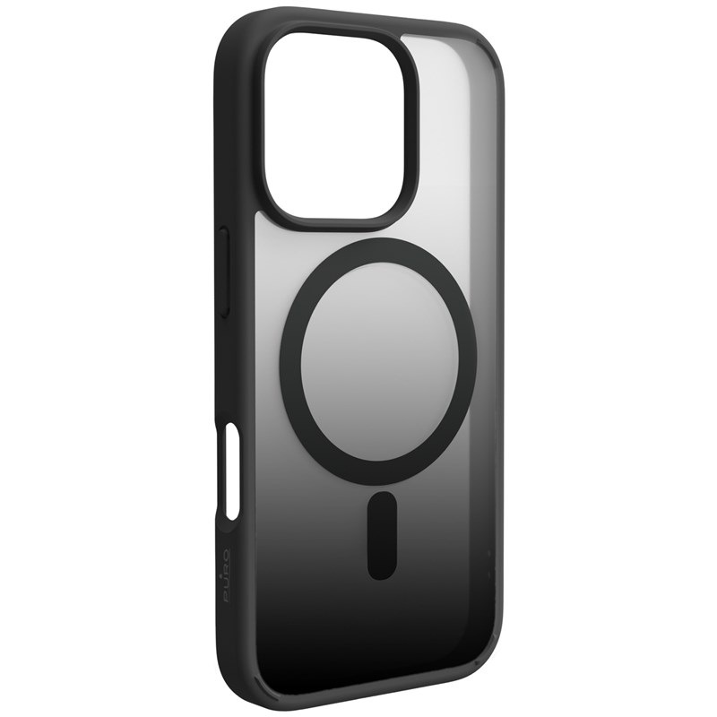 Kryt na mobil Puro Gradient s MagSafe na Apple iPhone 16 Pro černý