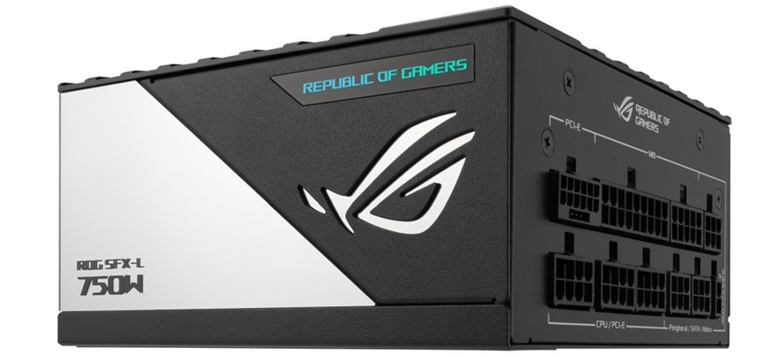 Zdroj Asus ROG Loki SFX-L 750W 80+ Platinum ARGB Detail obrázku PC zdroje.
