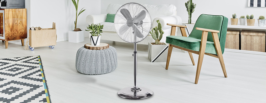 Ventilátor stojanový AEG VL 5527 nerez Ventilátor stojanový AEG VL 5527 nerez