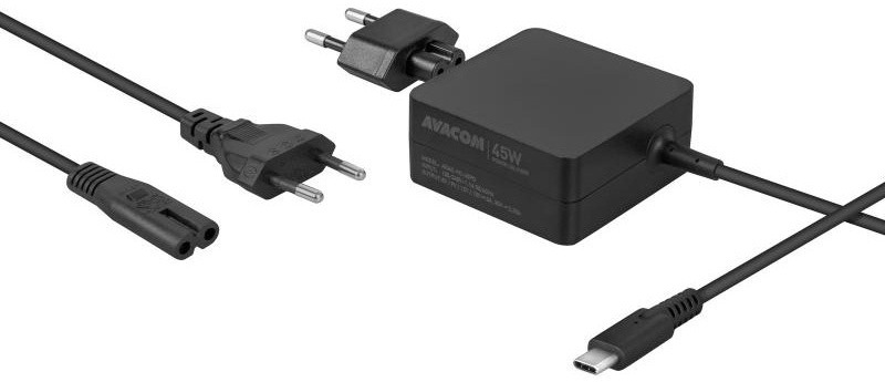 Napájecí adaptér Avacom USB-C 45W Power Delivery Napájecí adaptér Avacom USB-C 45W Power Delivery