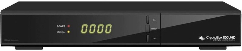 Satelitní přijímač AB Cryptobox 800UHD černý