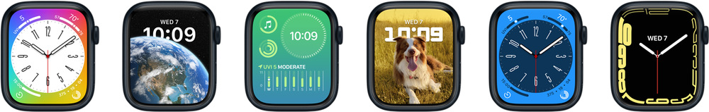 Chytré hodinky Apple Watch Series 8 GPS 41mm pouzdro z temně inkoustového hliníku - temně inkoustový sportovní řemínek