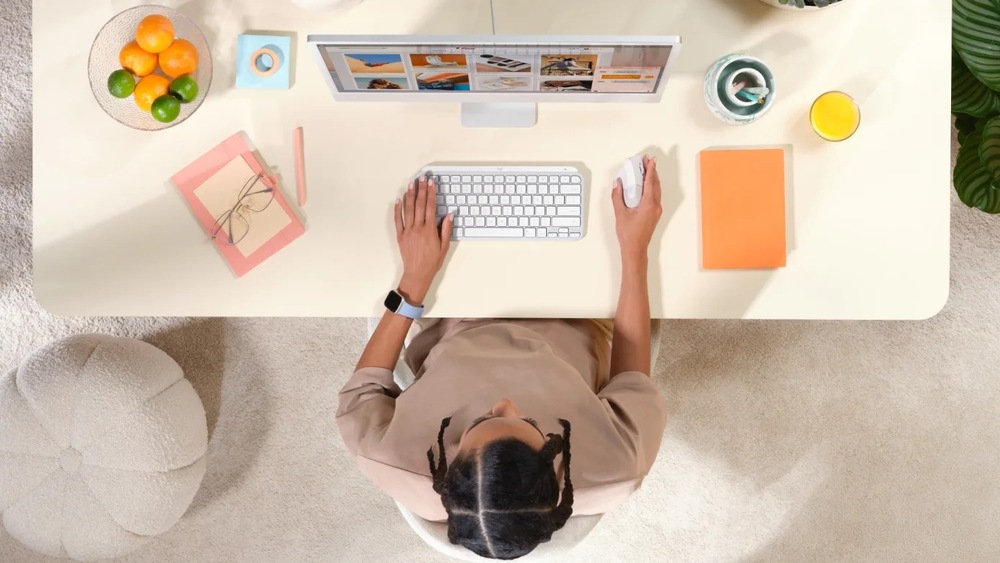 Myš Logitech Lift Vertical Ergonomic for Mac bílá