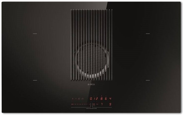 Indukční varná deska s odsáváním Elica NIKOLATESLA PRIME+ S BL/A/83 černá