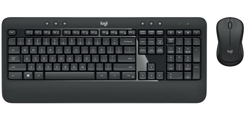Klávesnice s myší Logitech Wireless Combo MK540, CZ/SK černá