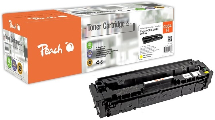 Toner Peach Canon CRG-054H, 2300 stran - žlutý