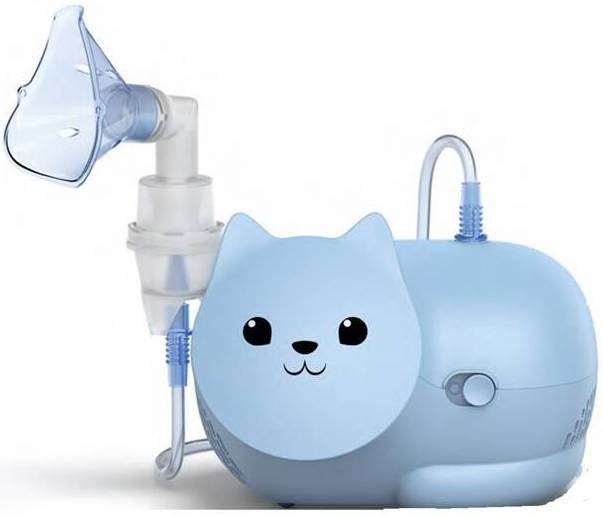 Inhalátor kompresorový OMRON Nami Cat (C303K-KDE) modrý