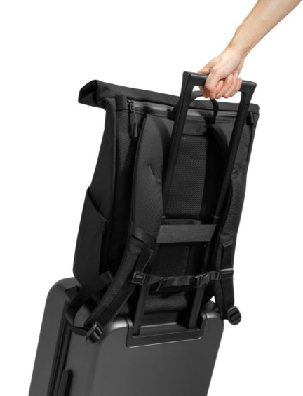 Batoh na notebook tomtoc Navigator - T61 Rolltop Backpack L - černý
