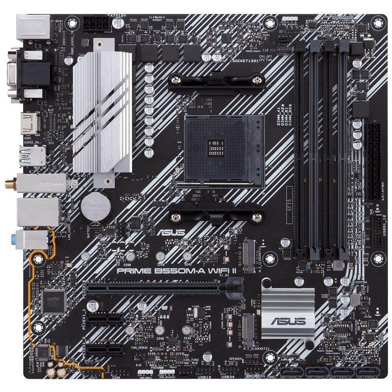 MB Asus PRIME B550M-A Wi-Fi II AMD AM4, mATX